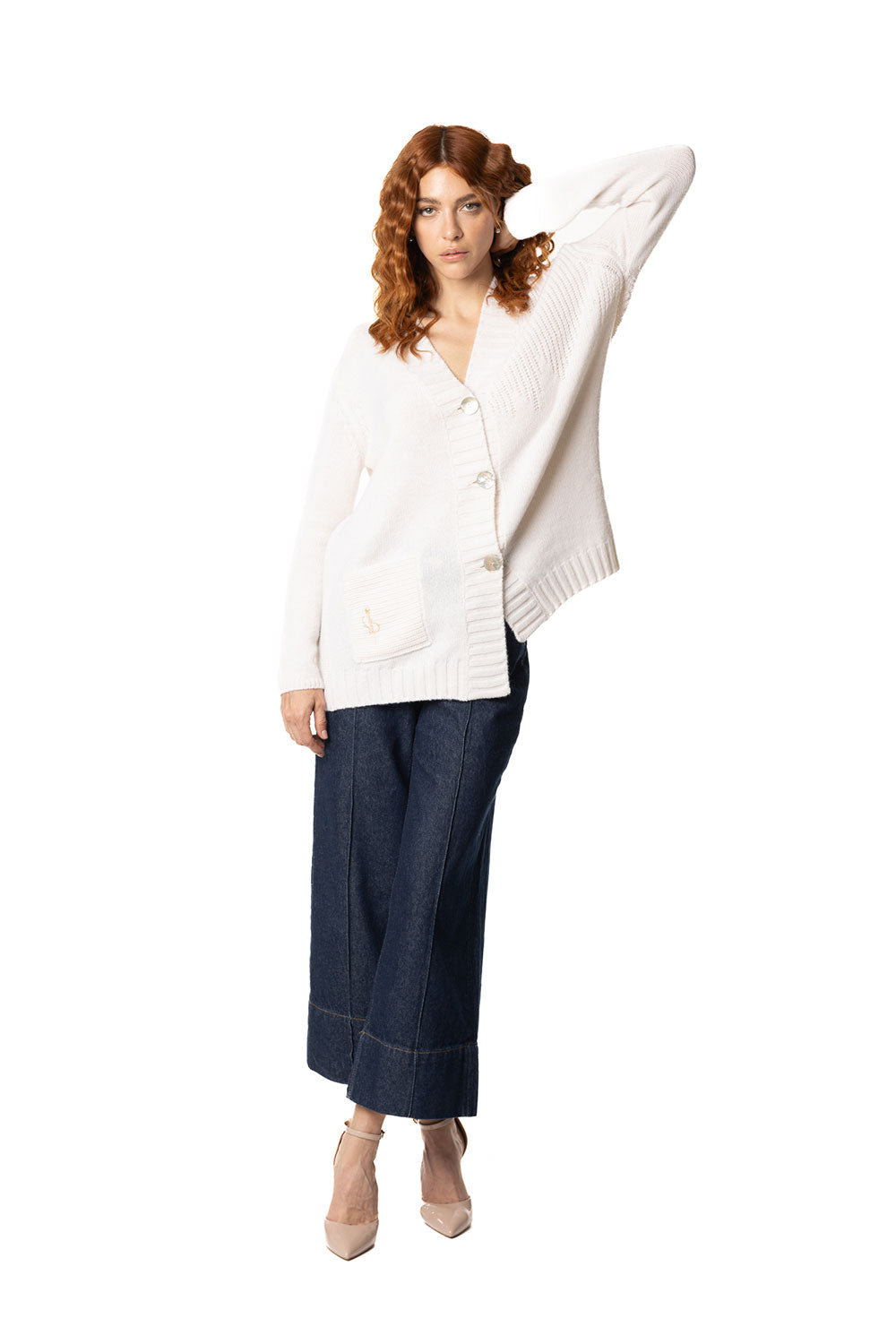Cardigan in cashmere da donna lily