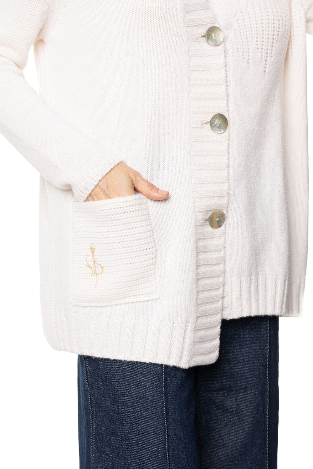 Cardigan in cashmere da donna lily