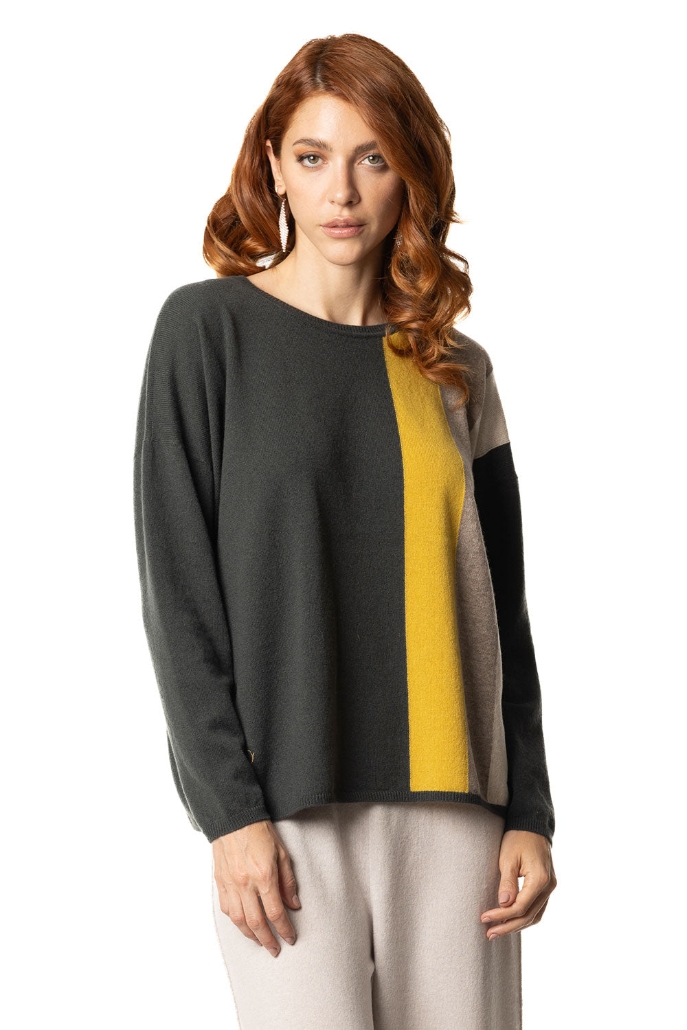 Girocollo in cashmere da donna