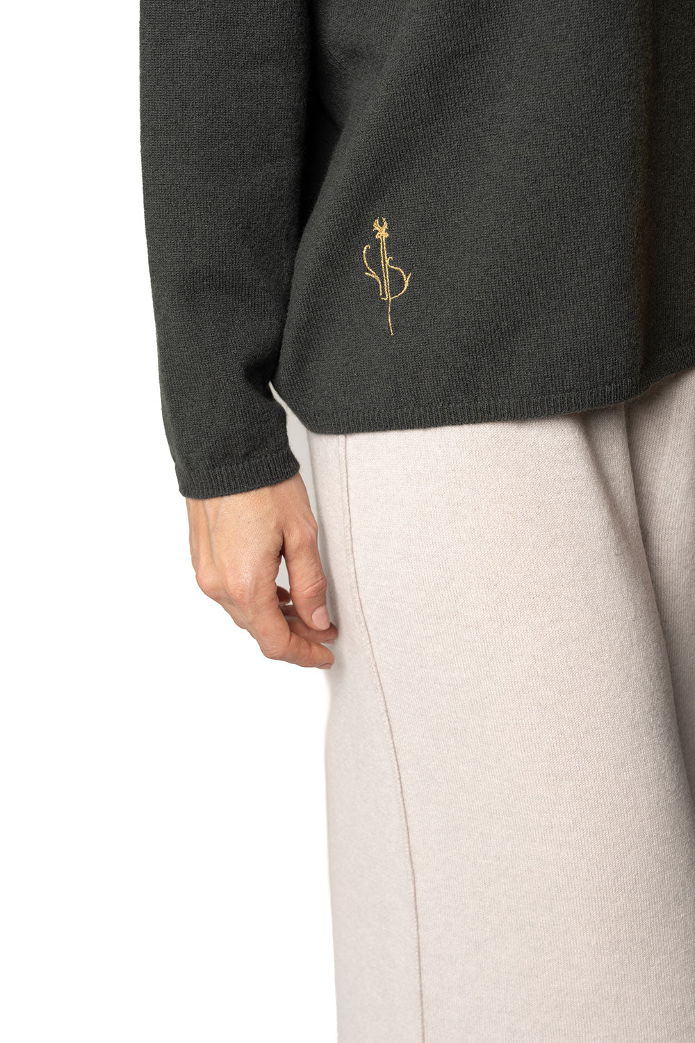 Girocollo in cashmere da donna